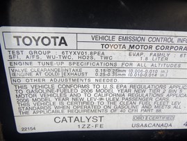2006 Toyota Corolla LE Navy Blue 1.8L AT #Z24668